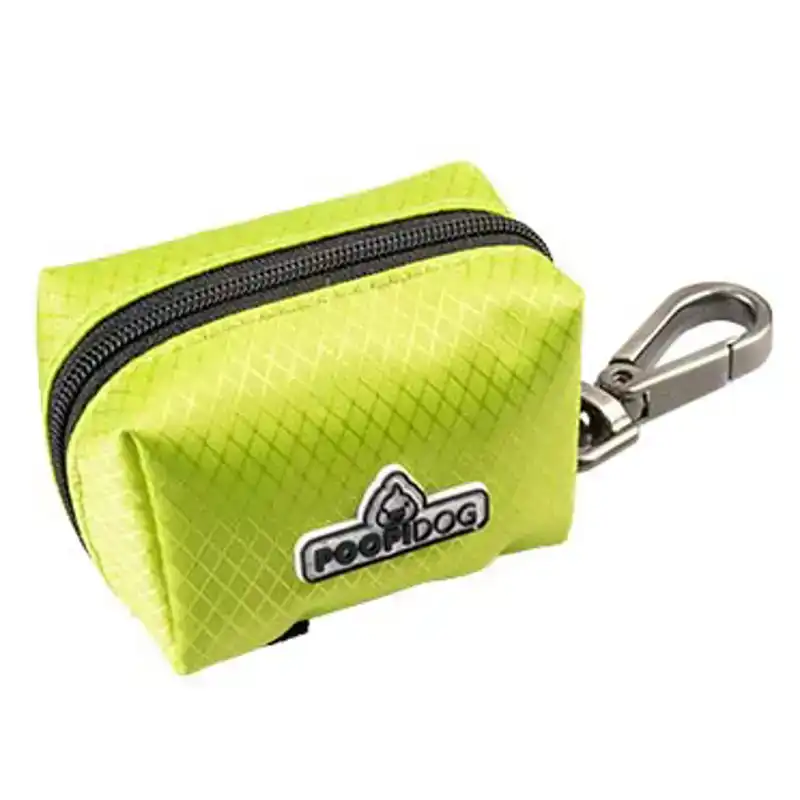 DUVOPLUS POEPZAKJES DISPENSER NYLON 14X7X6CM GROEN