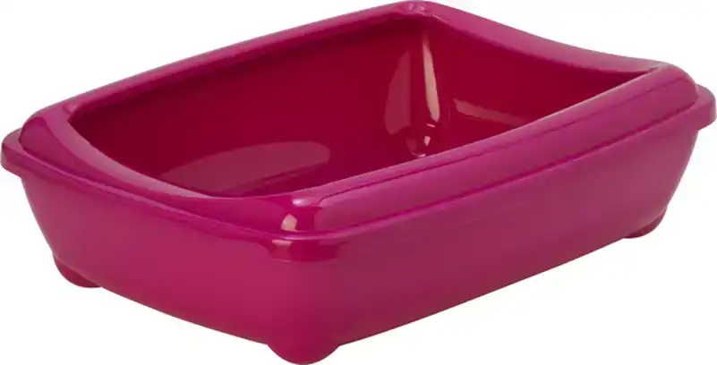 KATTENBAK+RAND 50CM HOT PINK