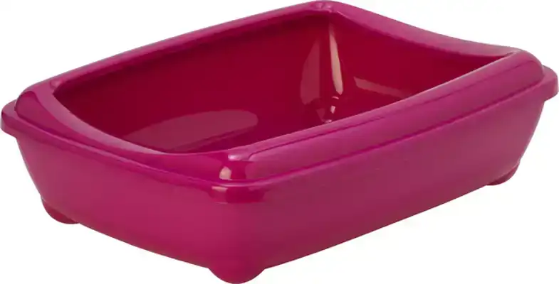 KATTENBAK+RAND 50CM HOT PINK