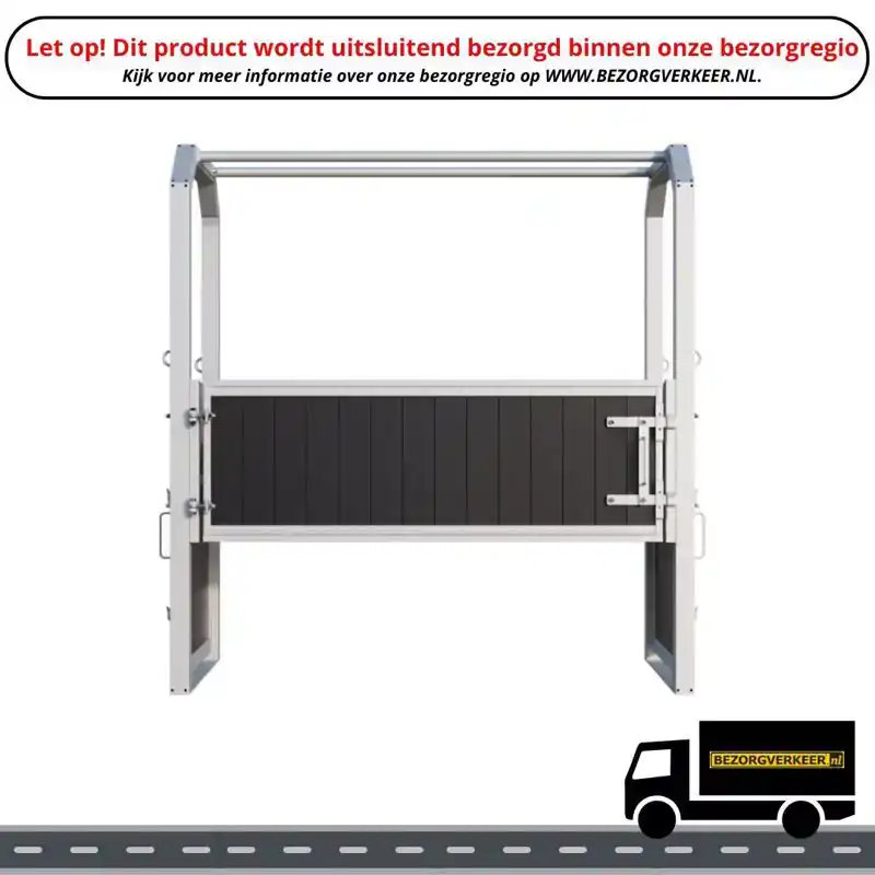 OPVOELBOX MET DEUREN EN DRAAIBARE ZIJWAND