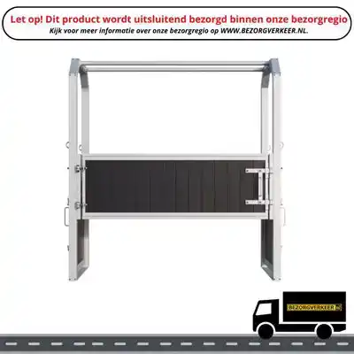 OPVOELBOX MET DEUREN EN DRAAIBARE ZIJWAND