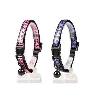 DUVO+ KATTENHALSBAND KANT BLAUW/ROZE