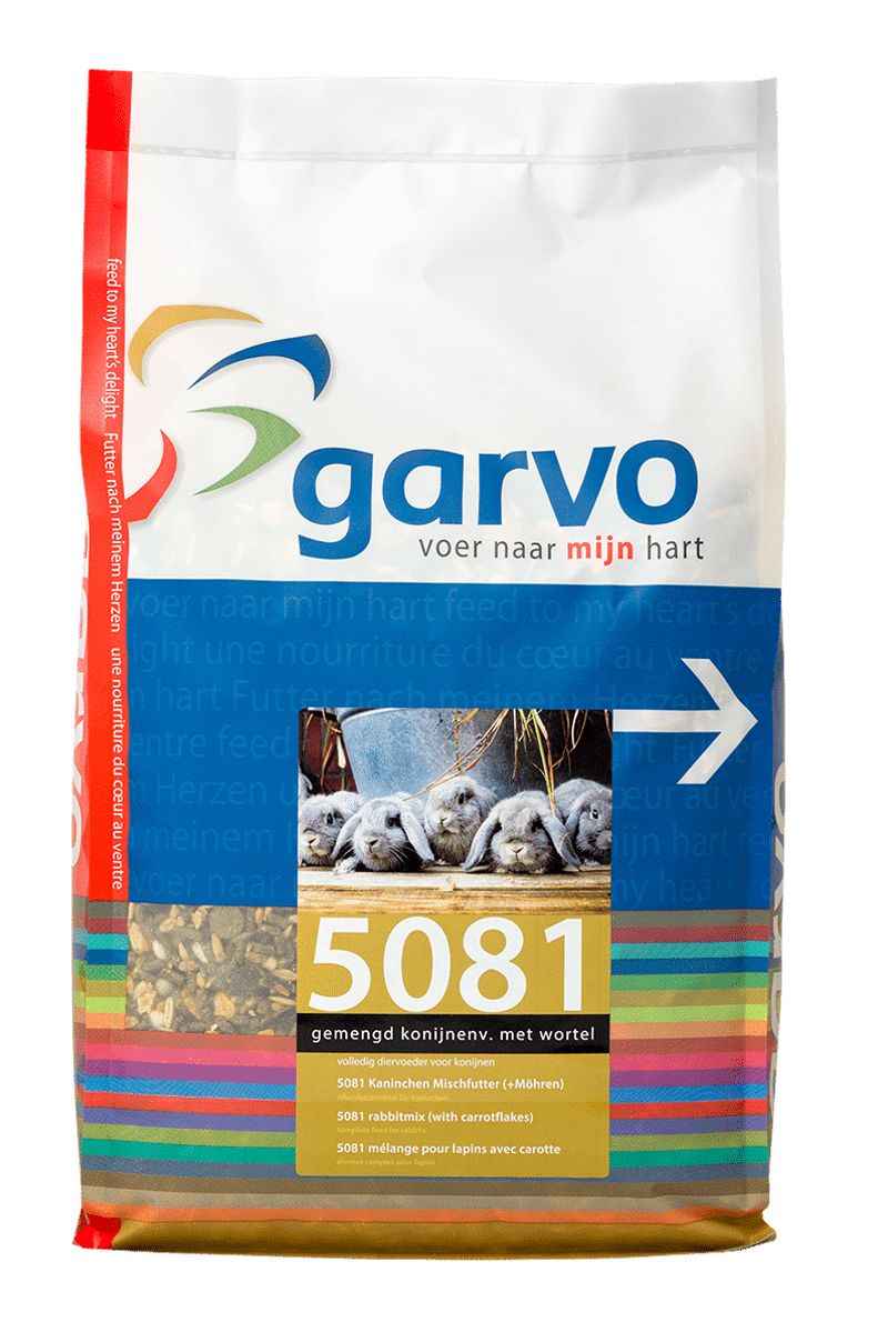 GARVO GEMENGD KONIJNENVOER MET WORTEL 4,0