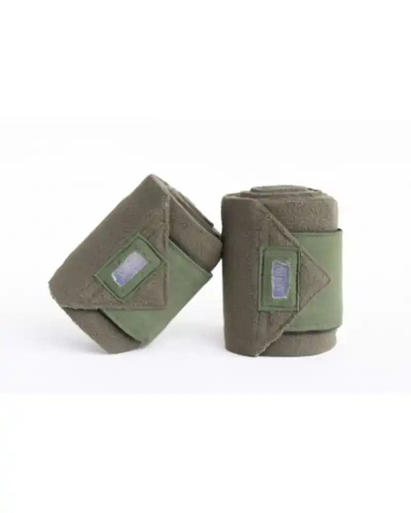 SHOWTIME CROWN BANDAGE SET 4 STUKS MOSGROEN