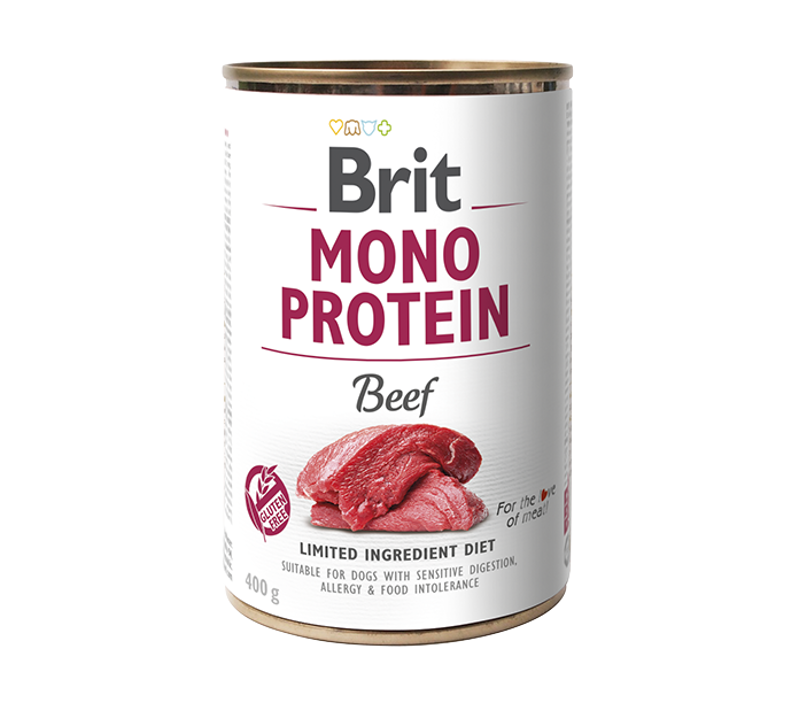 BRIT DOG MONO PROTEIN BEEF 400GR MONO PROTEIN