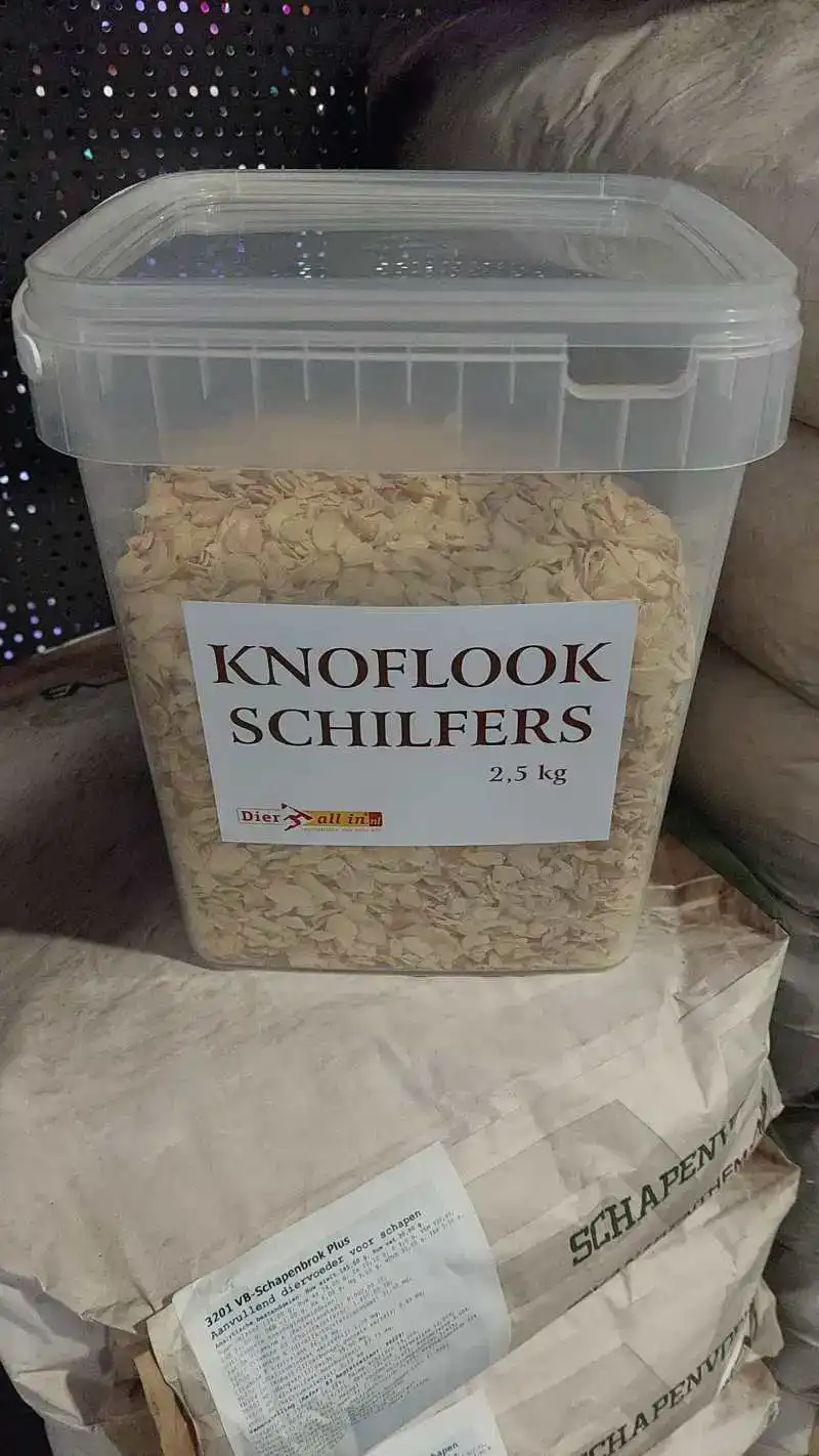 VANILIA KNOFLOOK SCHILFERS 2,5 KG