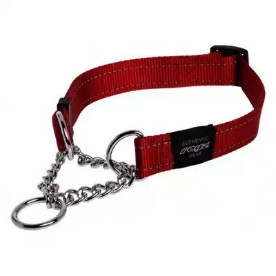 UTILITY OBEDIENCE M CHOKER RED MEDIUM