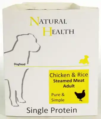 NH DOG STEAMED CARNIVORE CHICKEN 395 GR