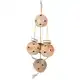 DUVO+ COCONUT JUNGLE GROTE HANGER MET SISAL & KARTON 72,5X25