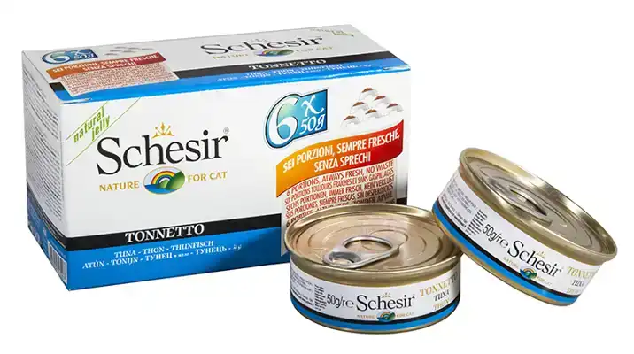 SCHESIR KAT MP BLIK TONIJN IN GELEI 6 X 50 GRAM