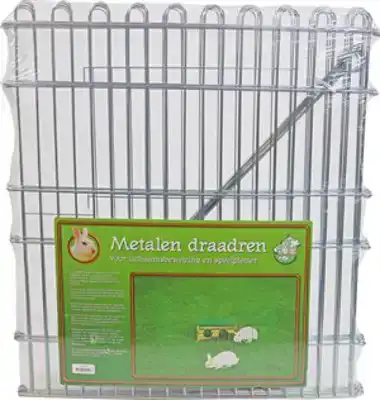 KONIJNEN DRAADREN 6 PANELEN VERZINKT