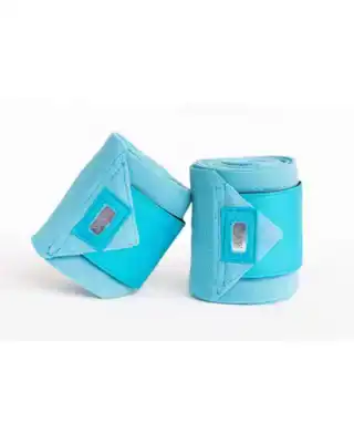 SHOWTIME CROWN BANDAGE SET 4 STUKS TURQUOISE