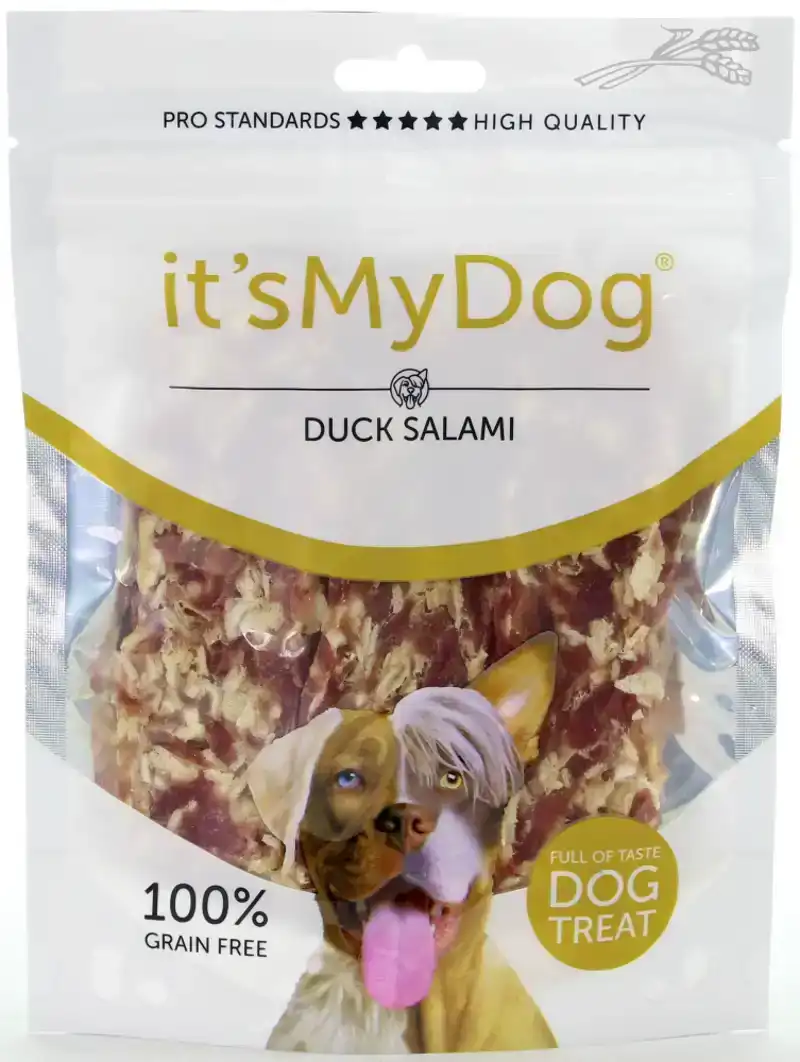IT'S MY DOG DUCK SALAMI 85 GRAM