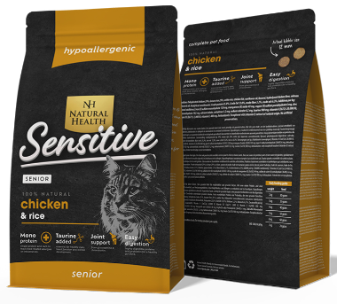NATURAL HEALTH CAT SENIOR 400 GRAM