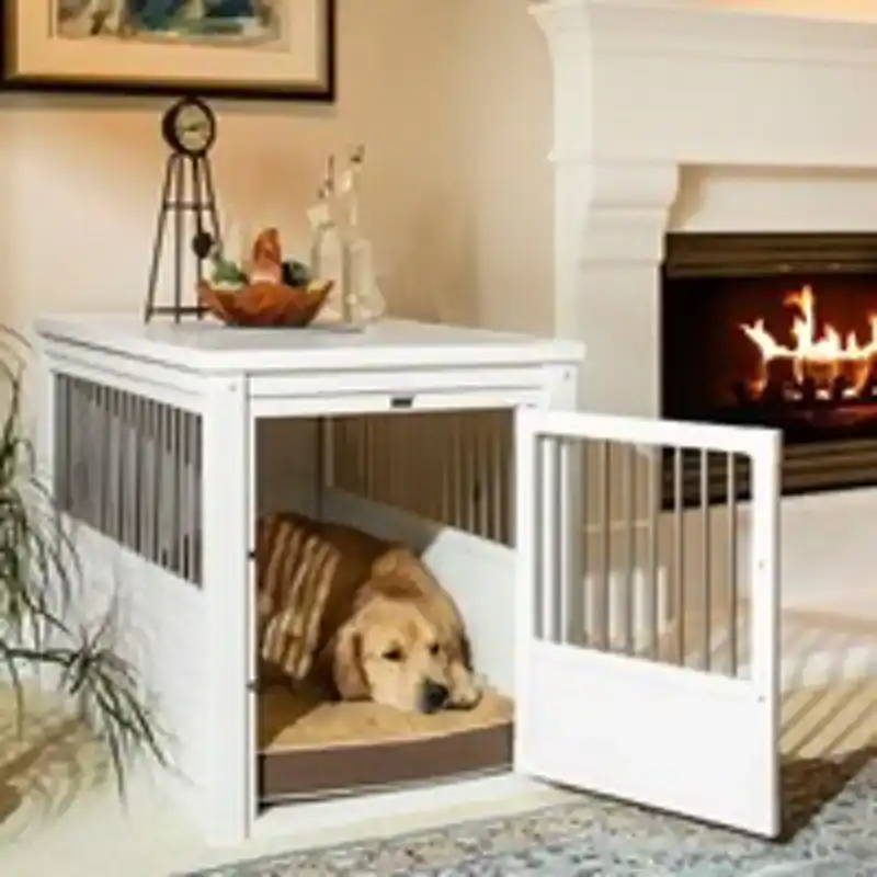 NEW AGE PET® - INNPLACE CRATE - SMALL - ANTIQUE WHITE