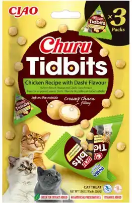 INABA CHURU TIDBITS CHICKEN DASHI FLAVOUR 3ST