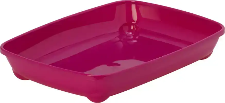 KITTENBAK ZONDER RAND 37CM HOT PINK