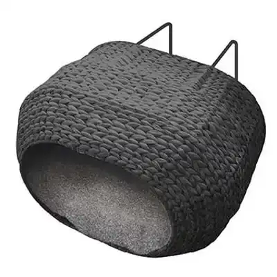 RADIATOR BED SUNRISE CA.45X30X30CM BLACK-PAPER-ROPE