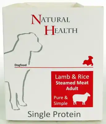 NH DOG STEAMED LAMB 395 GR
