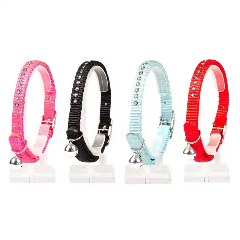 DUVO+ KATTENHALSBAND DIAMANTEN MIX KLEUR