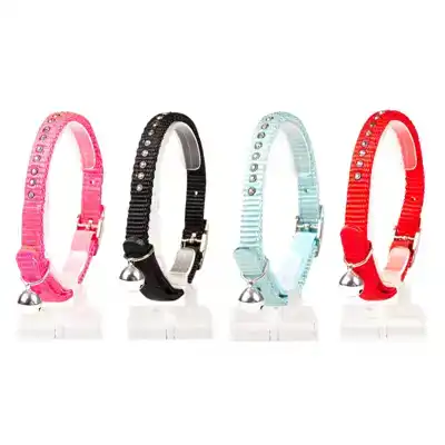 DUVO+ KATTENHALSBAND DIAMANTEN MIX KLEUR