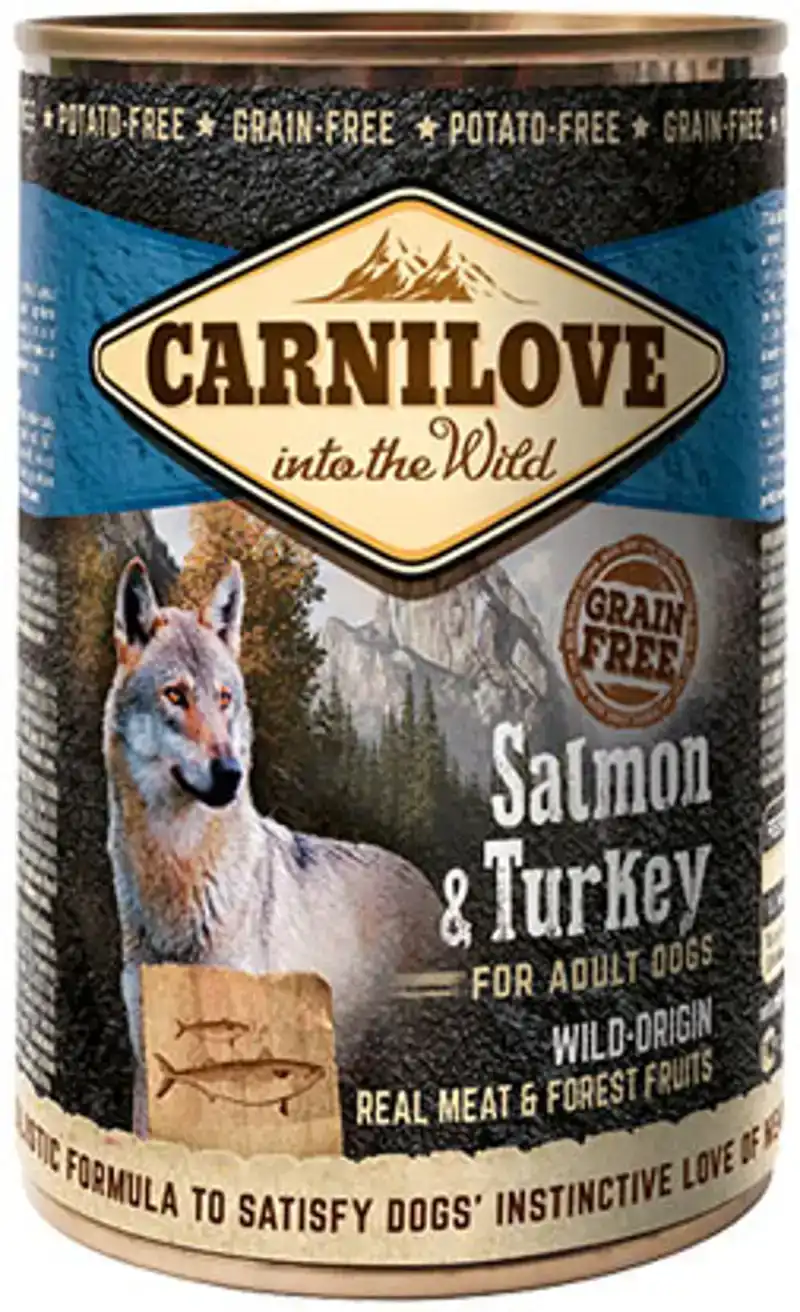 CARNILOVE DOG CANS SALMON 400 GR DOG CANS