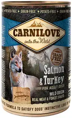 CARNILOVE DOG CANS SALMON 400 GR DOG CANS