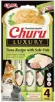 INABA CHURU LUXURY TUNA WITH SOLE FISH 4ST