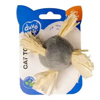 DUVO+ CUSHY BAL MET MAÏS KAF 10 CM GRIJS