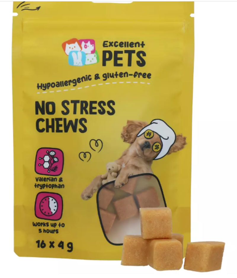 NO STRESS CHEWS 64 GRAM (16 TREATS)