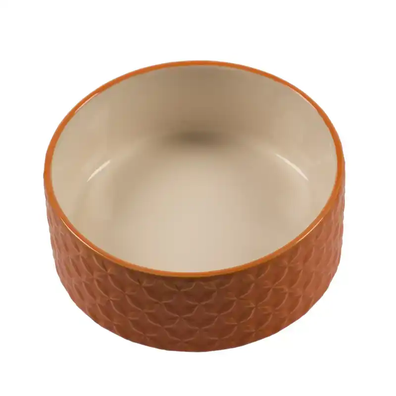 DUVO+ EETKOM STONE DECO NARANJA Ø13CM - 400ML ORANJE