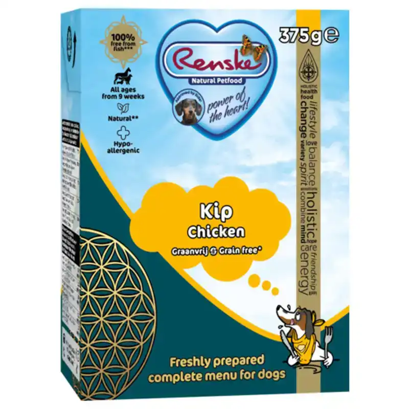 RENSKE TETRA KIP GRAANVRIJ 375 GR