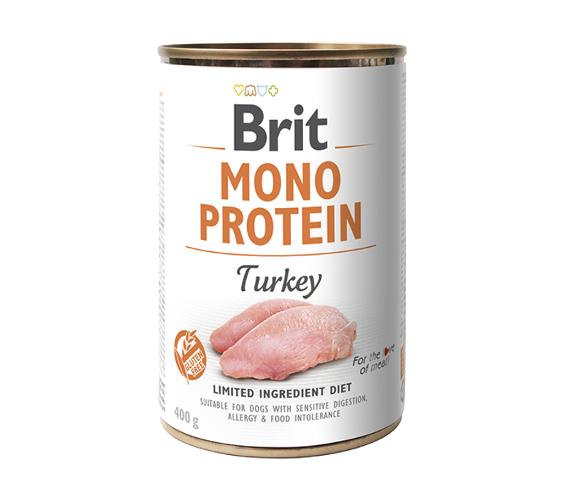 BRIT DOG MONO PROTEIN TURKEY 400GR MONO PROTEIN