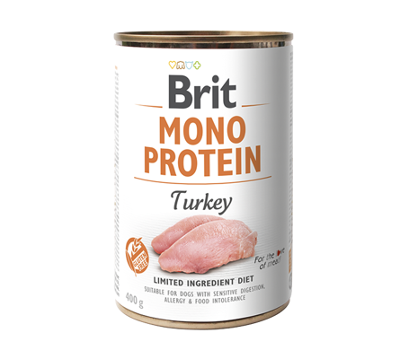 BRIT DOG MONO PROTEIN TURKEY 400GR MONO PROTEIN