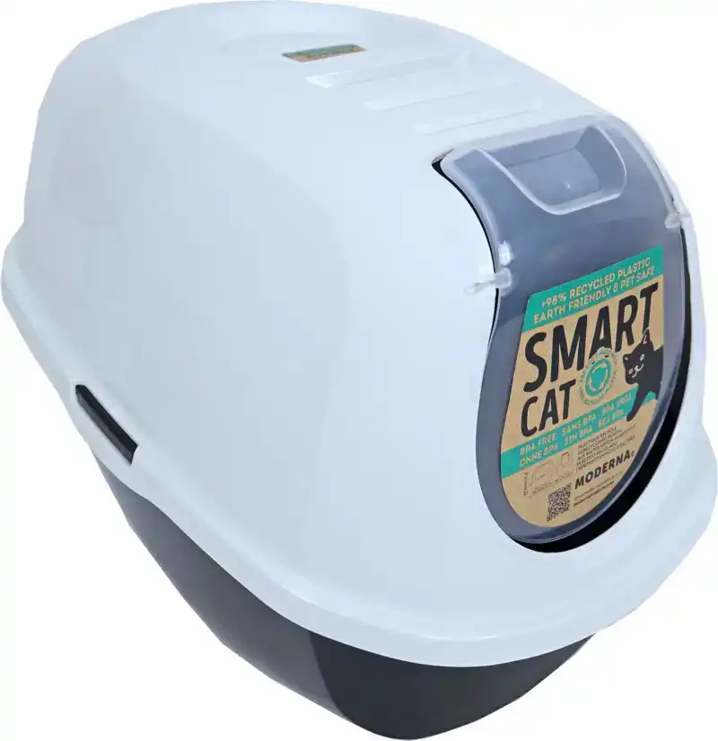 KATTENTOILET SMART-CAT ZWART/WIT
