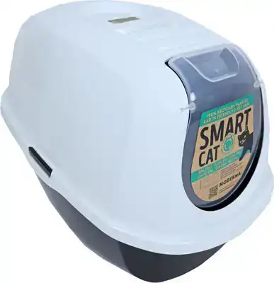 KATTENTOILET SMART-CAT ZWART/WIT
