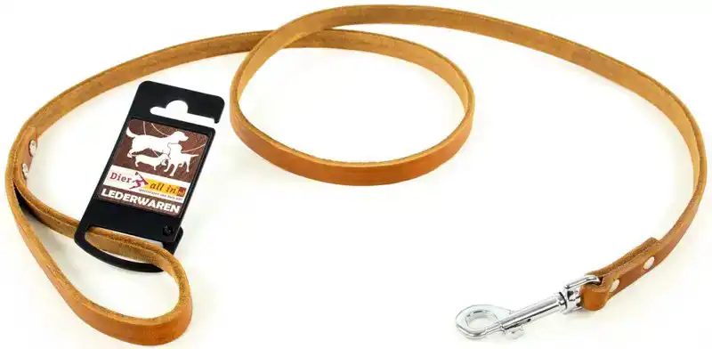 LIJN VETLEER COGNAC 16MM X 130CM