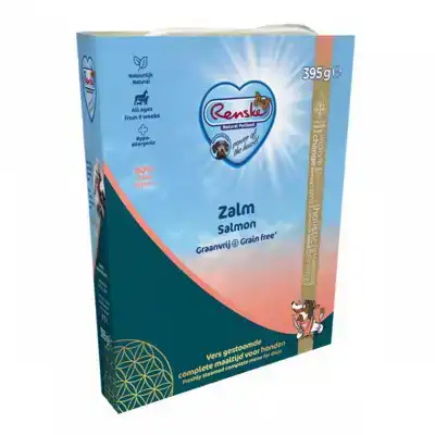 RENSKE GESTOOMD MET ZALM GRAANVRIJ 395 GRAM