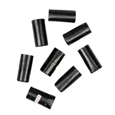 DUVO+ POEPZAKJES ROL 16X20 STUKS ZWART
