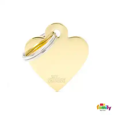 PENNING SMALL HEART GOLD BRASS L000012296