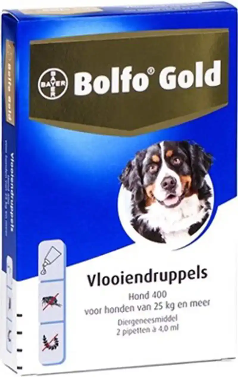 BOLFO GOLD HOND 400 >25 KG 2 PIPETTEN