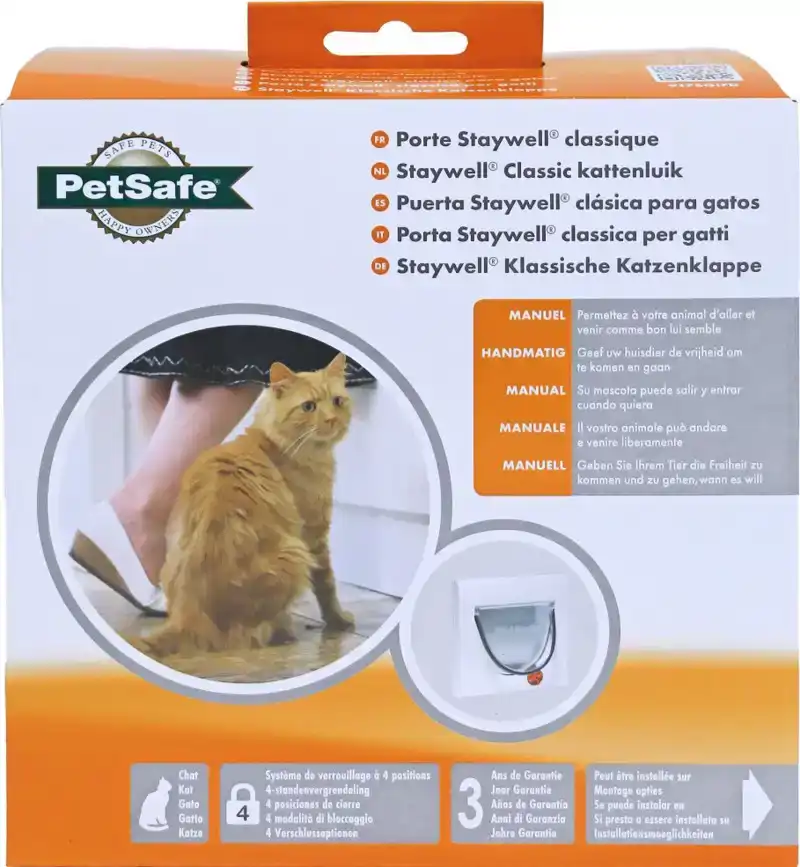 PETSAFE KATTENLUIK CLASSIC WIT MET TUNNEL 917