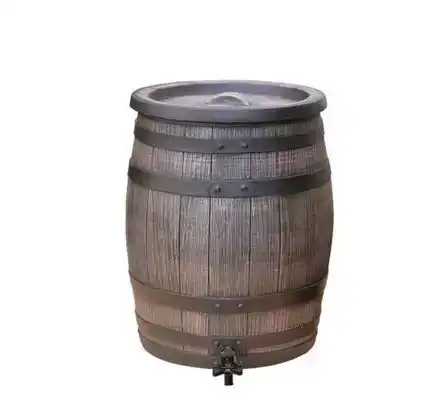 ROTO REGENTON HOUTEN LOOK BRUIN +KRAAN 50L