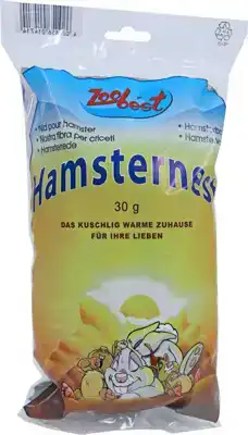 HAMSTER NEST ZOOBEST 30 GRAM