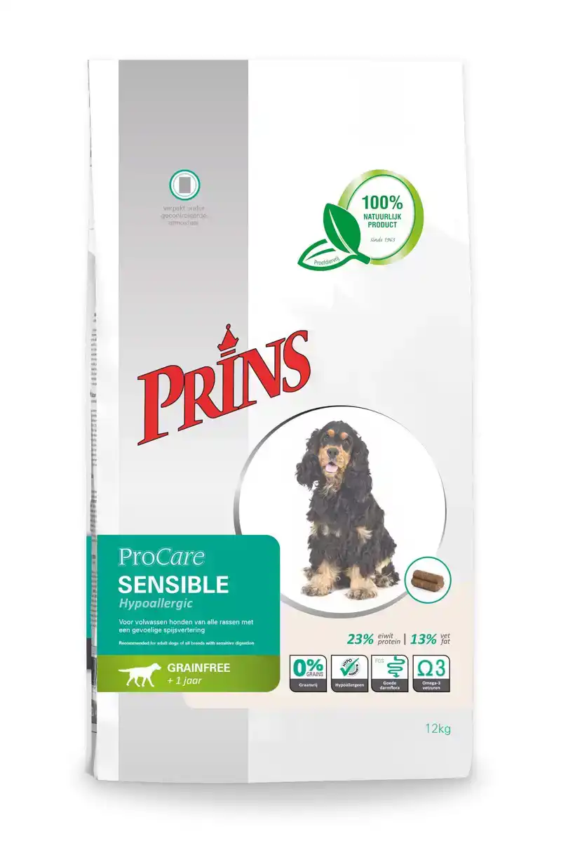 PRINS SENSIBLE HYPOALLERGIC GRAANVRIJ 3 KG
