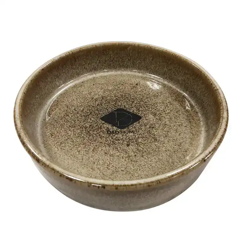 D&D JASPER KAT EET- & DRINKKOM 200ML - 13,5 CM ZAND