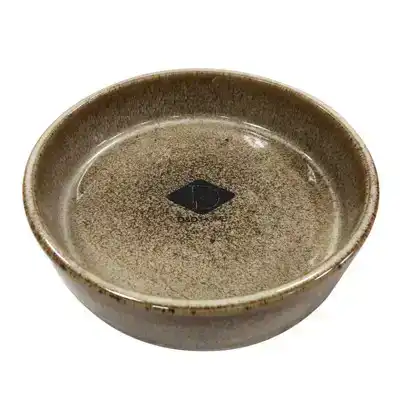 D&D JASPER KAT EET- & DRINKKOM 200ML - 13,5 CM ZAND