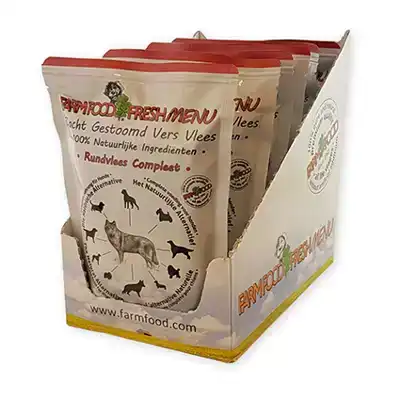 FARM FOOD FRESH MENU POUCH RUNDVLEES 300 GRAM