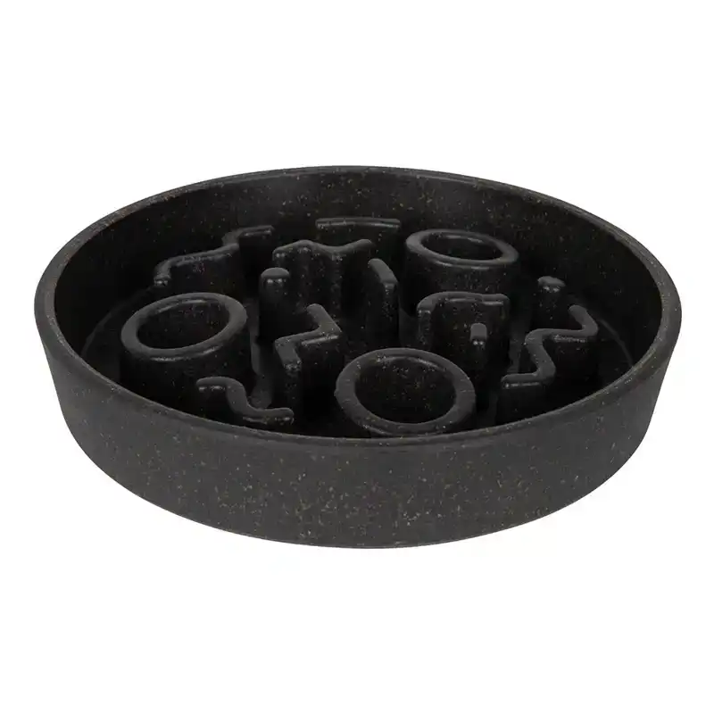DISTRICT 70 BAMBOO CAT SLOW FEEDER - Ø 13,5 CM - DARK GREY