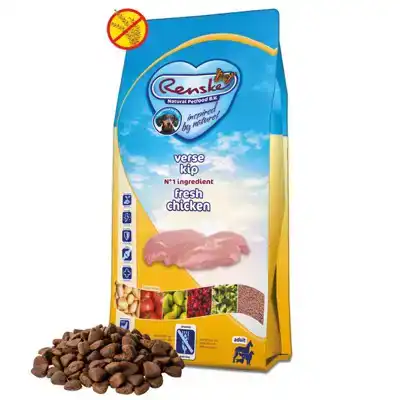 RENSKE SUPER PREMIUM ADULT KIP GRAANVRIJ 2KG